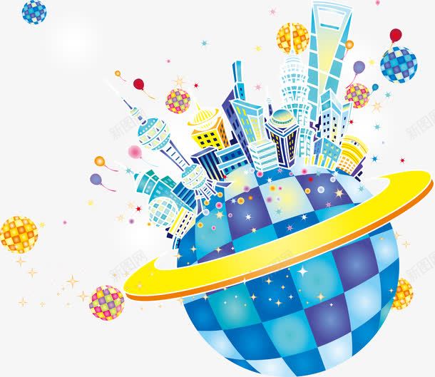 创意卡通彩色上海城市地球矢量图ai免抠素材_新图网 https://ixintu.com 上海 东方文化 东方明珠 创新 卡通 卡通城市 地球 城市 外滩 庆典 彩色 彩色城市 有趣 构图 构思 理念 艺术 设计 矢量图