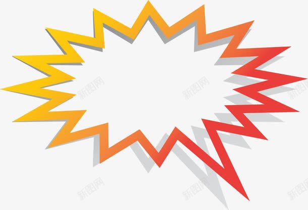 爆炸对话框png免抠素材_新图网 https://ixintu.com 对话框 提示框 文本框 标题栏 爆炸