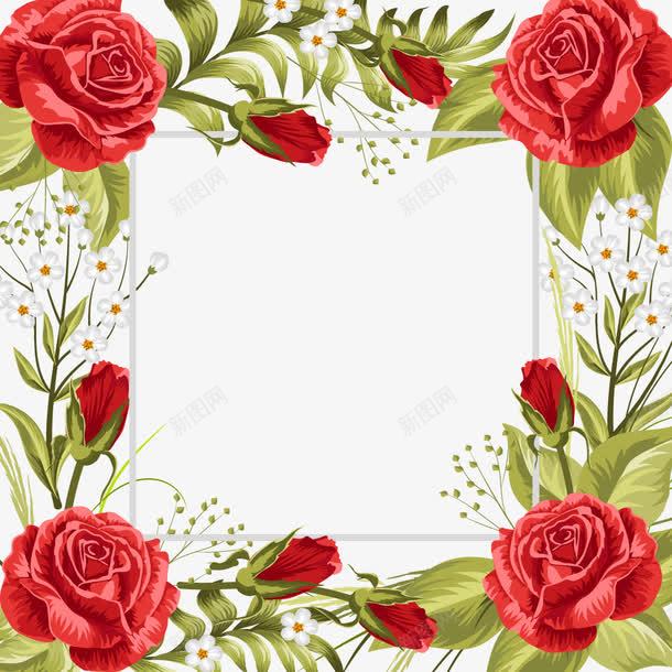 花朵请柬矢量图ai免抠素材_新图网 https://ixintu.com 婚礼卡片 婚礼名片 婚礼请贴 婚礼贺卡 广告设计 玫瑰花 玫瑰花朵 矢量素材 结婚请柬元素 花朵请柬矢量素材边框 请帖请柬 邀请函花纹 矢量图