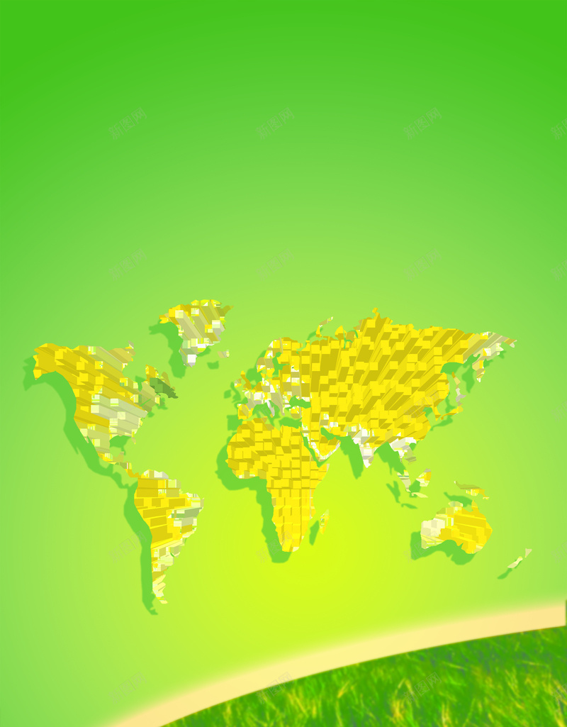 公司企业宣传页jpg设计背景_新图网 https://ixintu.com 企业 安全 宣传册 封面 海报 绿色 黄色