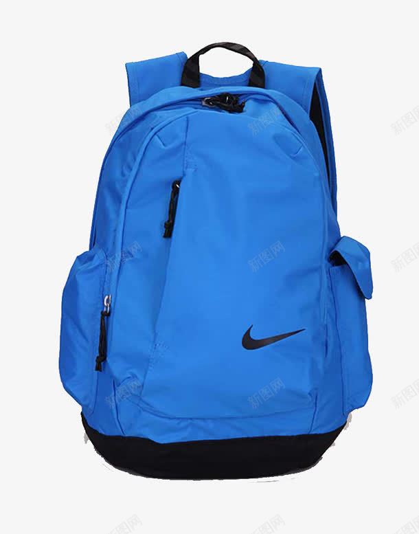 nike运动型中性蓝色背包png免抠素材_新图网 https://ixintu.com 书包 产品实物 背包 蓝色 运动型