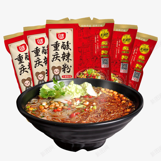 重庆酸辣粉电商淘宝主图png免抠素材_新图网 https://ixintu.com 主图 淘宝 酸辣粉 重庆