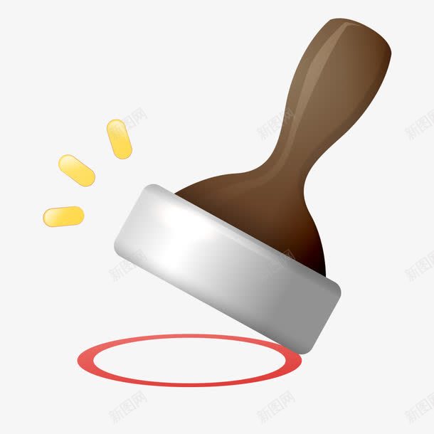 卡通手绘插画大印png免抠素材_新图网 https://ixintu.com 卡通 卡通海报 合格章 宣传单页 画册海报 画册设计 网页设计 艺术品设计