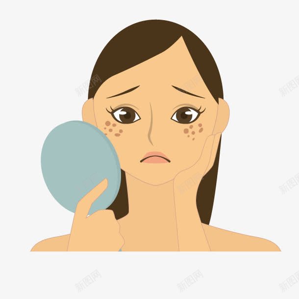 卡通皮肤斑点png免抠素材_新图网 https://ixintu.com 医院图示 卡通斑点 皮肤斑点 皮肤问题