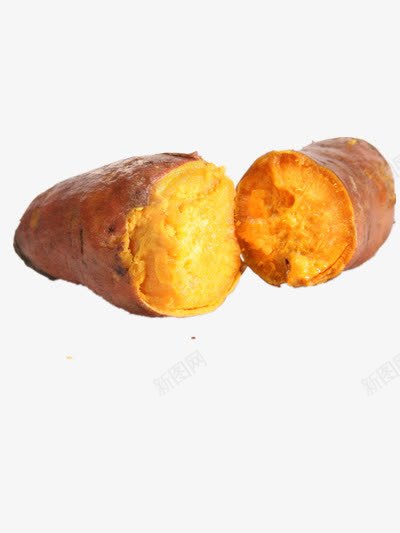 烤红薯png免抠素材_新图网 https://ixintu.com 农作物 小吃 烤地瓜 粗粮 美食 食物