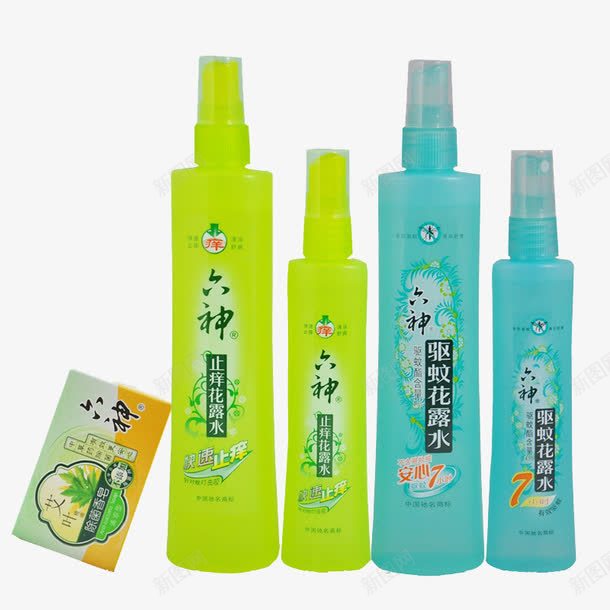 六神系列花露水png免抠素材_新图网 https://ixintu.com 产品实物 提神醒脑 花露水 驱虫散蚊