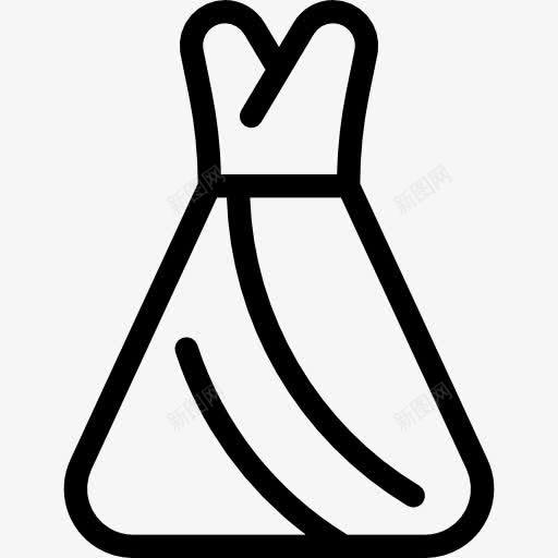 婚纱图标png_新图网 https://ixintu.com 优雅 婚礼 新娘的婚纱 时尚 爱和浪漫 礼服 美丽