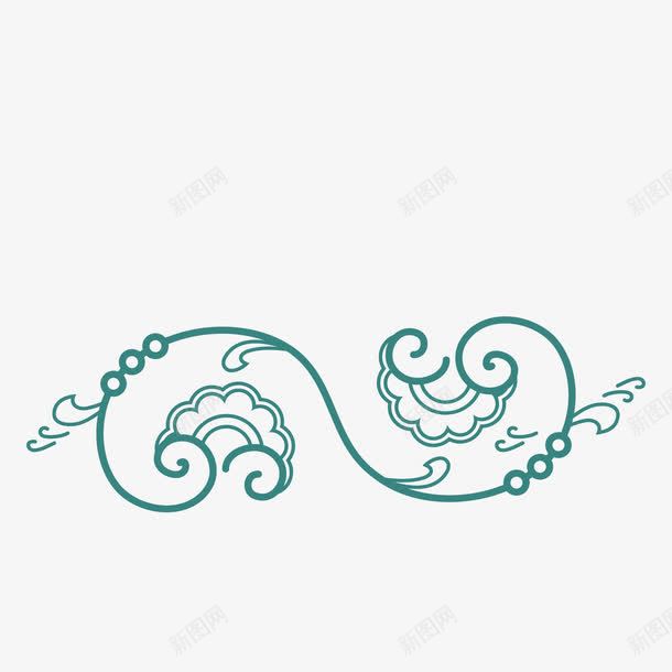船身雕花png免抠素材_新图网 https://ixintu.com 云纹 优美如 吉祥图案 如意 如意云 如意形状 形态似飞鸟 瑞雀 祥云 祥云云纹 船身 象征高升