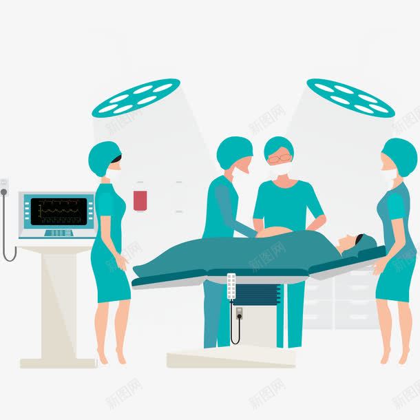 正在做手术的卡通医生矢量图ai免抠素材_新图网 https://ixintu.com 医生 手术 生物医药 生物医药产业 生物医药展板 生物医药广告 生物医药整容 矢量图