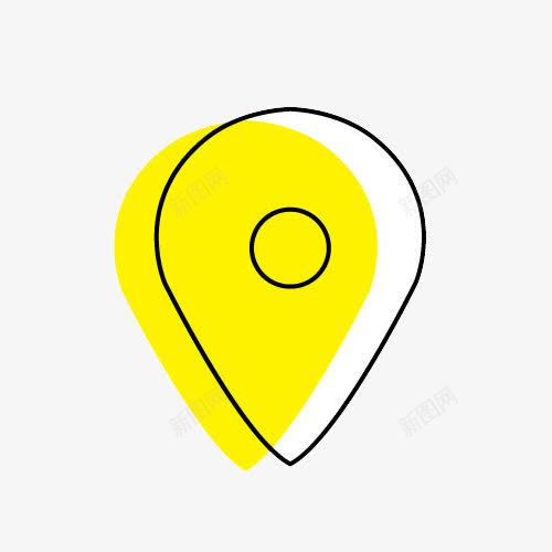 地图坐标图标png_新图网 https://ixintu.com LOGO 图标 地图坐标 扁平化 简约图案