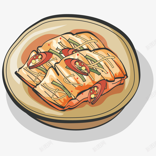 炒白菜食物矢量图ai免抠素材_新图网 https://ixintu.com 手绘食物 炒菜 美食 美食插画 辣白菜 食物 矢量图