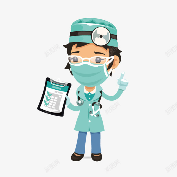 手绘卡通可爱女医生问疹记录png免抠素材_新图网 https://ixintu.com 人物 医生 医生形象 医药画册 医院 医院宣传 医院海报 卡通人物 卡通女医生 插画 治病 问诊