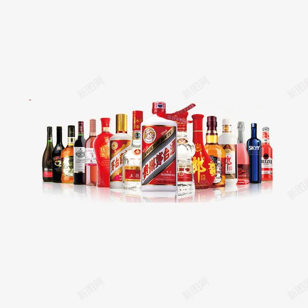 白酒类png免抠素材_新图网 https://ixintu.com 白酒 茅台 郎酒