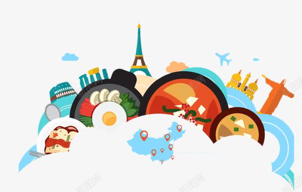 商业扁平美食节元素png免抠素材_新图网 https://ixintu.com H5素材 卡通城市 商业扁平美食节元素 煎鸡蛋