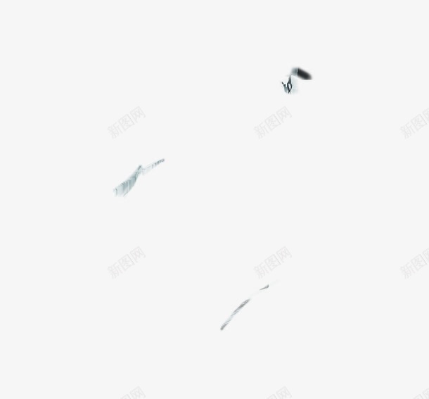 黑白水墨飞翔招聘png免抠素材_新图网 https://ixintu.com 招聘 水墨 飞翔 黑白