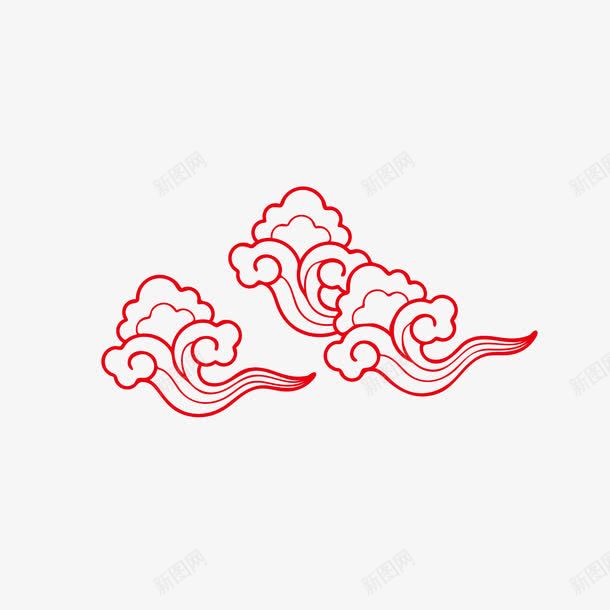 三朵祥云花纹png免抠素材_新图网 https://ixintu.com 云纹 优美如 吉祥图案 四合云 如意 如意云 如意形状 形态似飞鸟 瑞雀 祥云 祥云云纹 象征高升