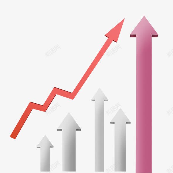 增长箭头png免抠素材_新图网 https://ixintu.com 增长箭头 紫色