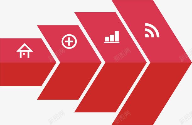 几何图平行四边形ppt图表png免抠素材_新图网 https://ixintu.com ppt图表 几何图 几何图ppt图表 商务信息图表 平行四边形 房子 红色 长方形