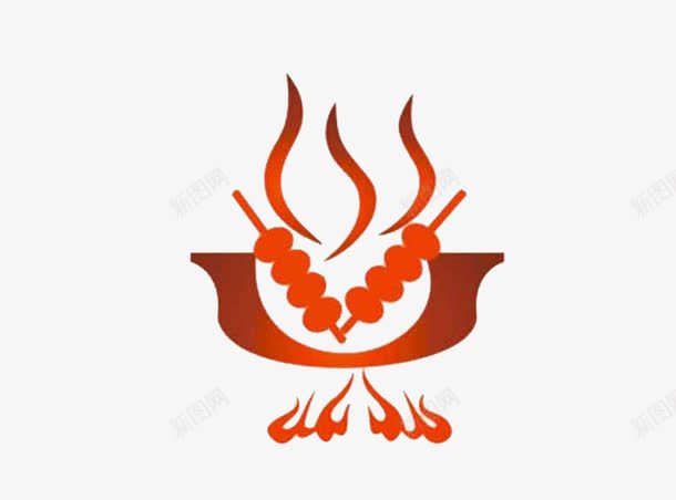 美味的串串火锅png免抠素材_新图网 https://ixintu.com 串串 串串LOGOU 手绘 清淡 火焰 火锅 火锅标志 红色 美味 麻辣
