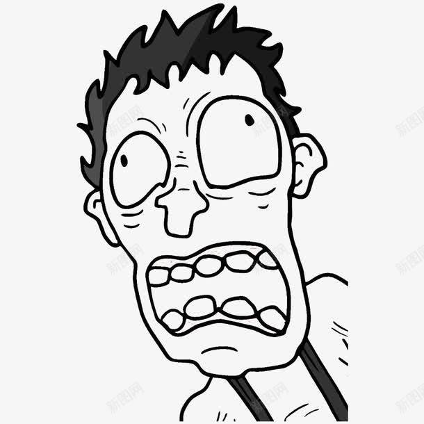 卡通害怕表情png免抠素材_新图网 https://ixintu.com 卡通害怕 害怕生怕 心中害怕 恐惧 担心 担忧