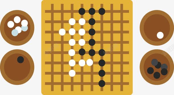 围棋棋盘png免抠素材_新图网 https://ixintu.com 人工智能 围棋 围棋棋盘 益智游戏 矢量png 黑白棋