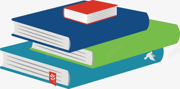 卡通教材png免抠素材_新图网 https://ixintu.com 书籍 卡通 卡通书本 学习用品 教材 矢量书本 矢量书籍 矢量课外书 课外书