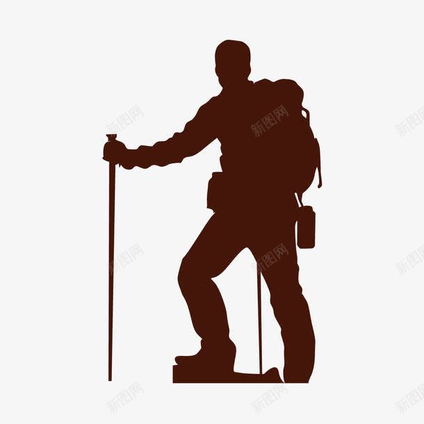 运动徒步背包客png免抠素材_新图网 https://ixintu.com 徒步 背包客 运动