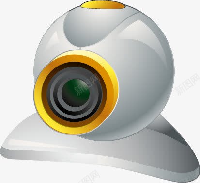 卡通摄像头png免抠素材_新图网 https://ixintu.com 卡通 安全 摄像头 电子设备 监控 防盗