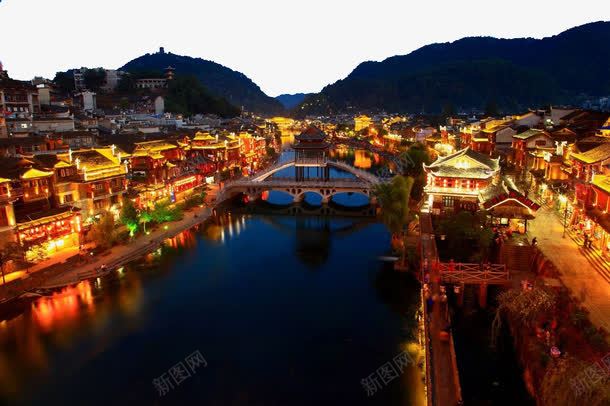 夜景摄影之张家界png免抠素材_新图网 https://ixintu.com 夜景摄影 张家界 旅游 风景