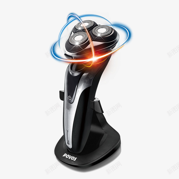 剃须刀png免抠素材_新图网 https://ixintu.com 产品实物 充电式 全身水洗 刮胡刀 大品牌 易清洁 电动 电动剃须刀