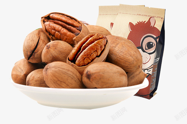 三只松鼠碧根果零食坚果png免抠素材_新图网 https://ixintu.com 三只松鼠 三只松鼠零食 坚果 山核桃 炒货 特产 碧根果 长寿果 零食