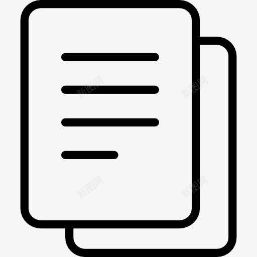 复制图标png_新图网 https://ixintu.com 复制 多媒体 存档 文件 文本 文档 标志 片 界面 纸