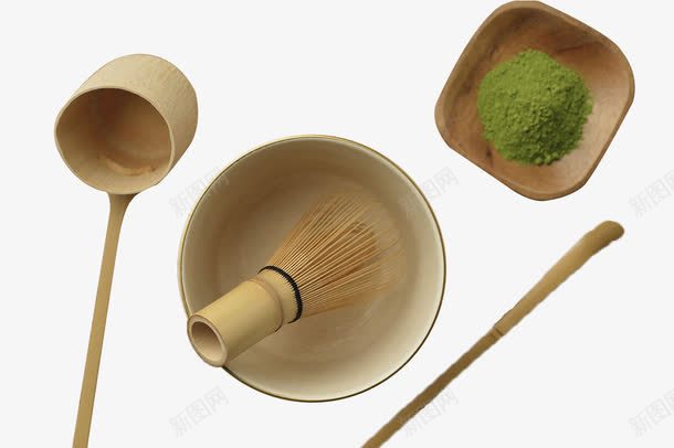 日本抹茶冲泡工具png免抠素材_新图网 https://ixintu.com 冲泡 工具 抹茶 抹茶粉 日本 日本茶 木勺 木质 茶筛