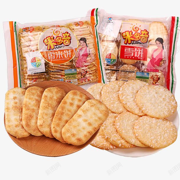 多米奇香米饼png免抠素材_新图网 https://ixintu.com 产品实物 脆饼 零食 饼干