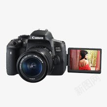 佳能EOS760D套机png免抠素材_新图网 https://ixintu.com 760d 产品实物 佳能 单反相机