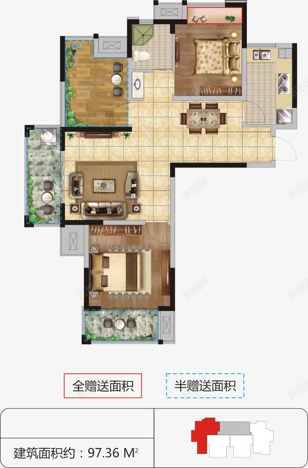 平面布置图png免抠素材_新图网 https://ixintu.com CAD平面图 户型图 户型布置图 房地产 房屋平面图