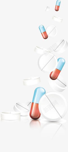 药片胶囊png免抠素材_新图网 https://ixintu.com 健康 医药 胶囊 药丸 药品 药材 药片 药物