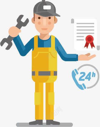 修理工矢量图ai免抠素材_新图网 https://ixintu.com 24小时道路救援 万能工 卡通 卡通消防员救援 手绘 矢量图 维修