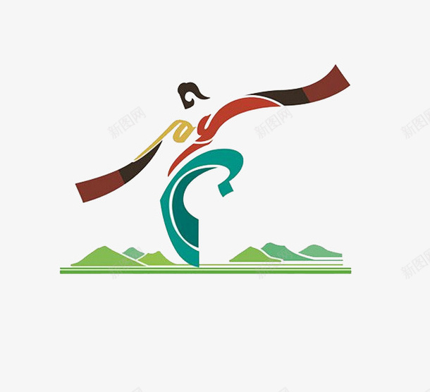 康巴艺术节标志图标png_新图网 https://ixintu.com logo 人形 图标 少数民族 康巴 异域 标志 舞蹈 艺术节 艺术节logo