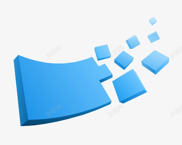 科技方块png免抠素材_新图网 https://ixintu.com 斜条纹 方块 科技 科技方框 质感