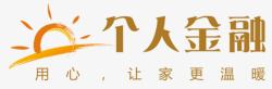 个人博客Logo个人金融太阳图标高清图片