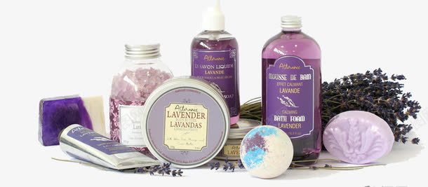 薰衣草产品png免抠素材_新图网 https://ixintu.com 化妆品 护理 花 芳香疗法 薰衣草