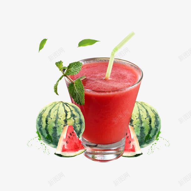玻璃杯中的西瓜汁png免抠素材_新图网 https://ixintu.com 杯子 果汁 水果 玻璃杯 西瓜 西瓜汁