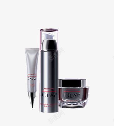 OLAY黑色化妆眼霜png免抠素材_新图网 https://ixintu.com OLAY 品牌化妆品 眼霜 黑色包装