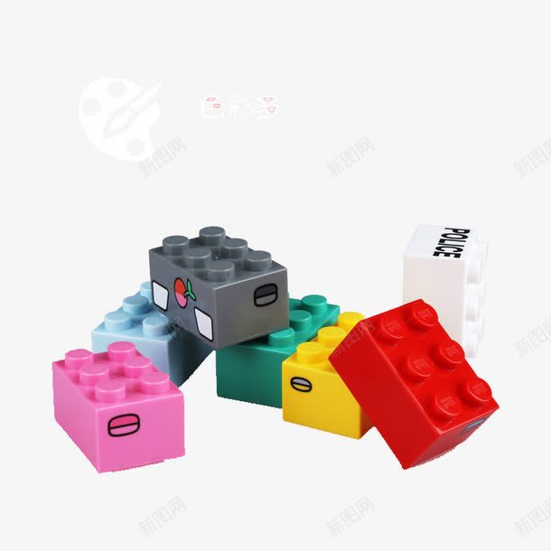 幼儿乐高玩具颜色堆叠png免抠素材_新图网 https://ixintu.com 乐高 启智 堆叠效果 实物 幼教 效果 教具 玩具 积木