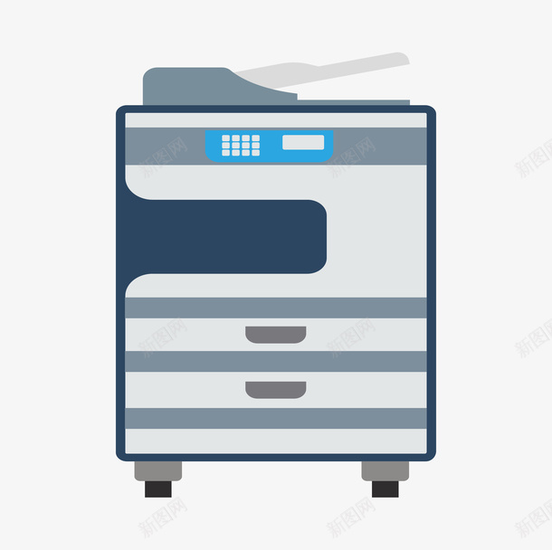 手绘卡通办公用品打印机图标png_新图网 https://ixintu.com 一体机 动画 家用办公 手绘卡通复印机 打印机 扫描机 标识 网络打印 连续复印 黑白激光