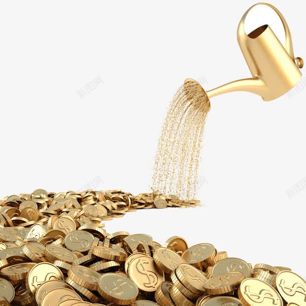 金融钱币png免抠素材_新图网 https://ixintu.com 储蓄 商业 喷壶 收入 水壶 财富 金融 银币