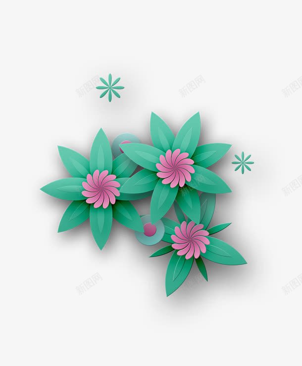 3D微立体纸雕花朵png免抠素材_新图网 https://ixintu.com 3D剪纸 3D微立体 3D新式 3D新式背景 3D立体纸雕 3D立体花朵 3D视觉效果