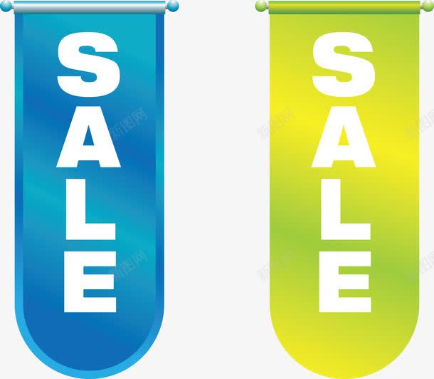 超市SALE销售条幅png免抠素材_新图网 https://ixintu.com SALE sale 促销活动 商场促销活动条幅 商场标签 小旗子 条幅 绿色 蓝色 超市促销活动条幅 超市小旗 超市标签 销售条幅