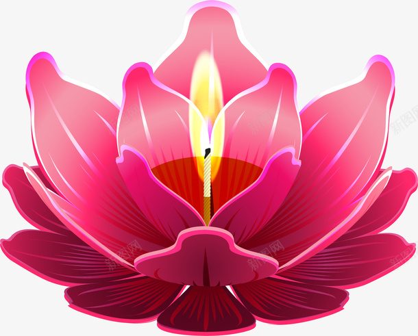 中元节莲花灯装饰png免抠素材_新图网 https://ixintu.com 中元节 中元节莲花灯装饰 佛灯 卡通莲花灯 卫塞节 河灯 点灯浴佛 祭祀祈福 莲花灯